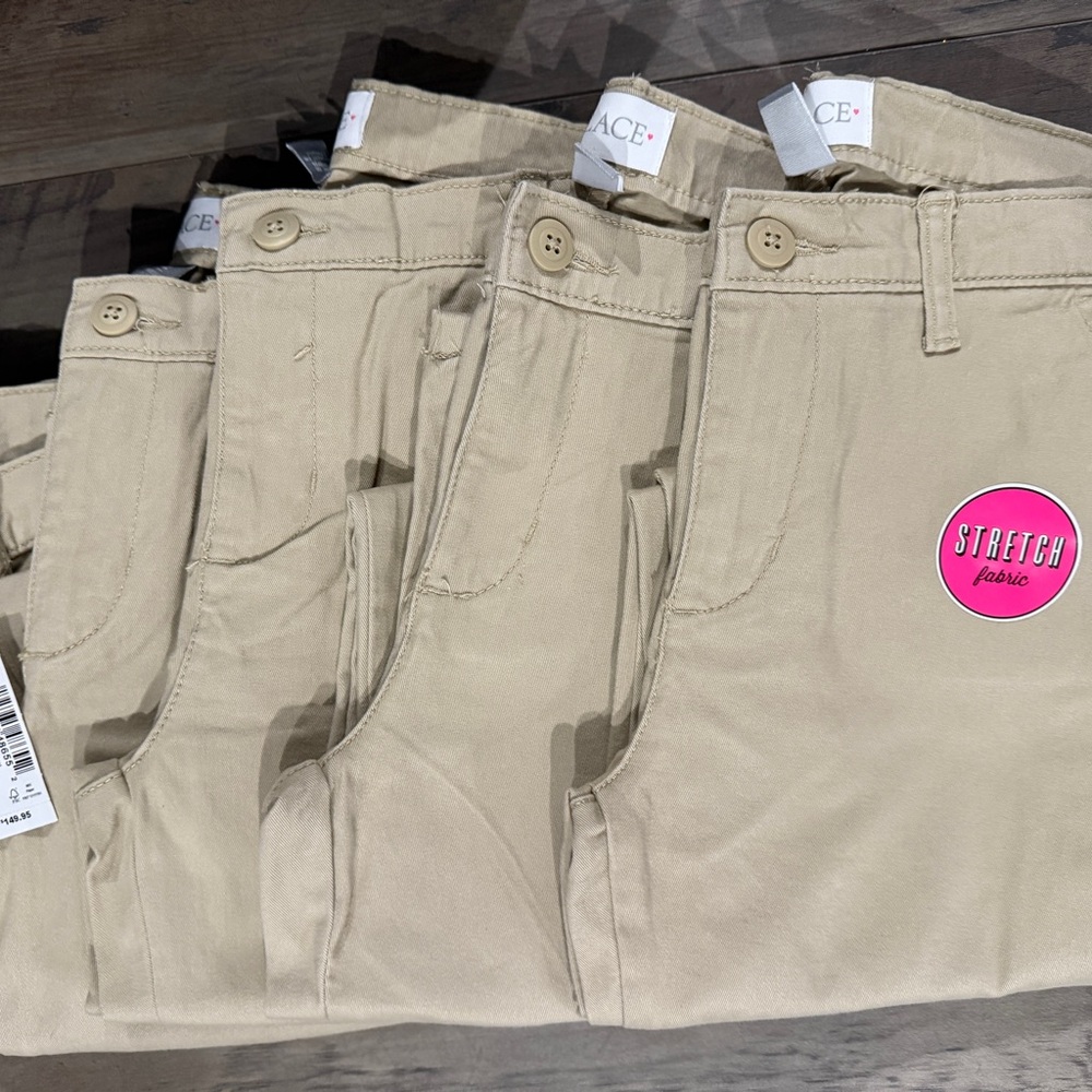 The Children's Place Stretch Fabric Beige Pants